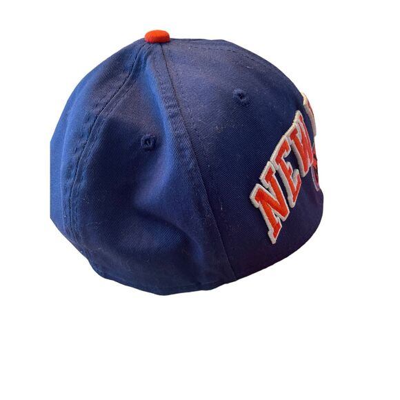 NE New Era 9Fifty Unisex Blue & Orange New York Knicks Snapback Trucker Cap OSFA - Picture 3 of 10